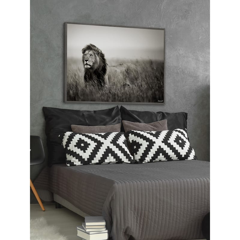 Be the Boss Floater Framed Print on Canvas