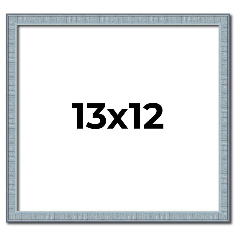 13x12 Frame Rustic Sky Blue Solid Wood Picture Frame | 0.75 Inch