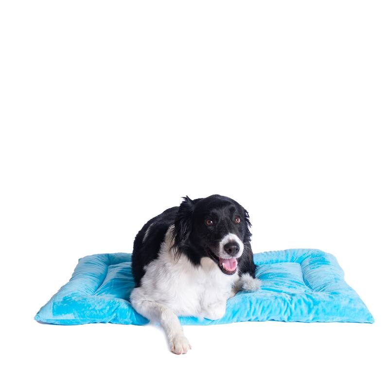 Pet Bed Mat, Dog Crate Soft Pad With Poly Fill Cushion