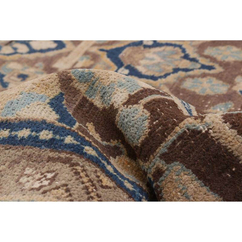 ECARPETGALLERY Hand-knotted Antalya Vintage Brown Wool Rug - 4'9 x 9'8