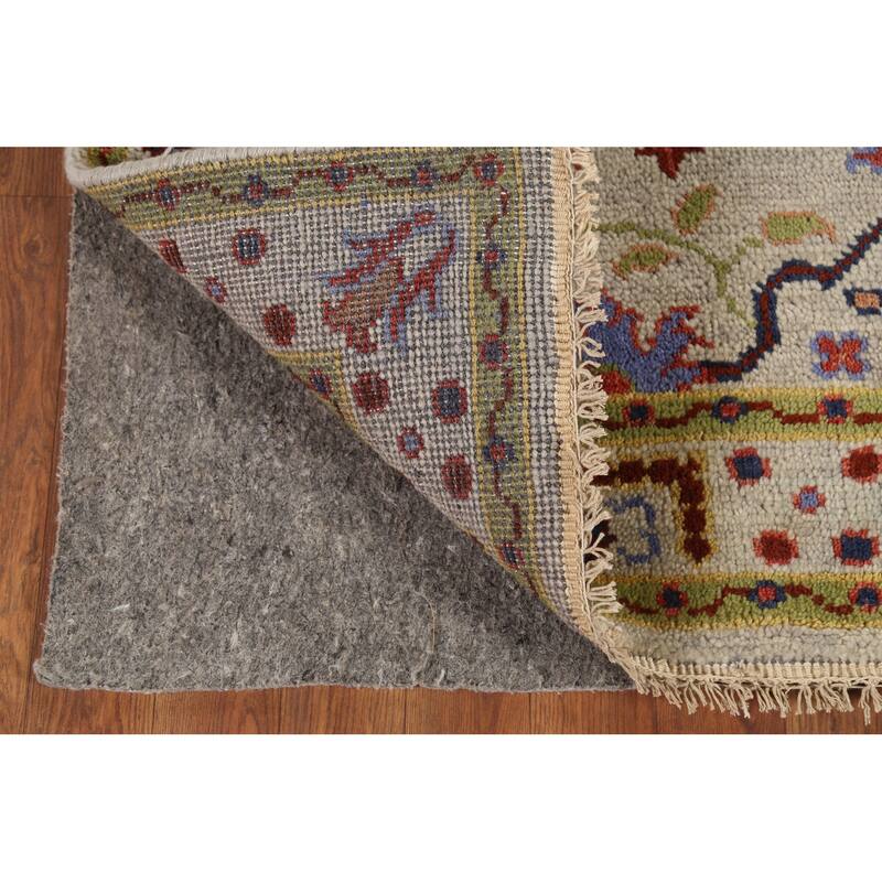 Lilian Oriental Area Rug Hand-Knotted Wool Carpet - 4'0"x 5'11"