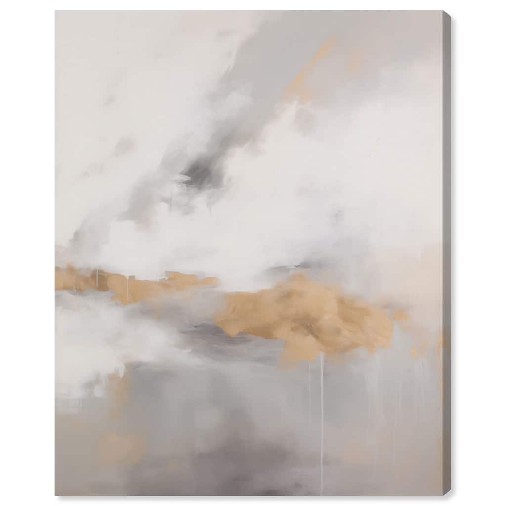 Fleeting Gold II Canvas by Art Remedy, Gallery Wrapped