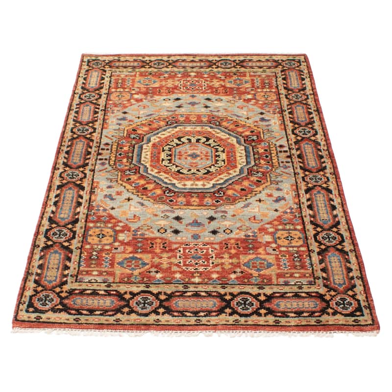 ECARPETGALLERY Hand-knotted Jules Serapi Red Wool Rug - 4'11 x 8'1