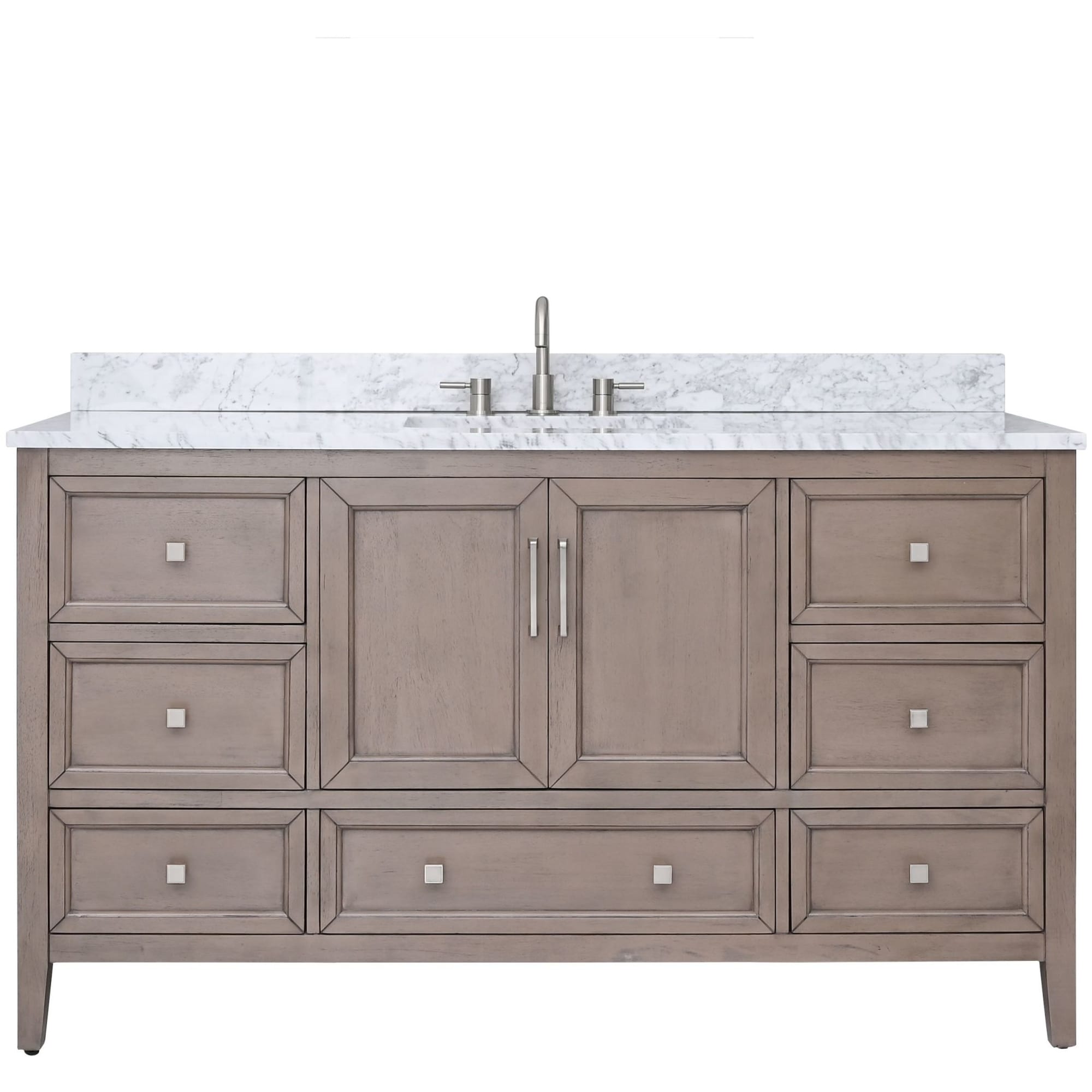 Avanity EVERETTE-VS61-WD-C Everette 60" Free Standing Single Basin