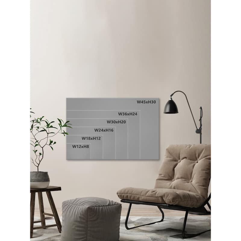 All Good Things Print on Wrapped Canvas