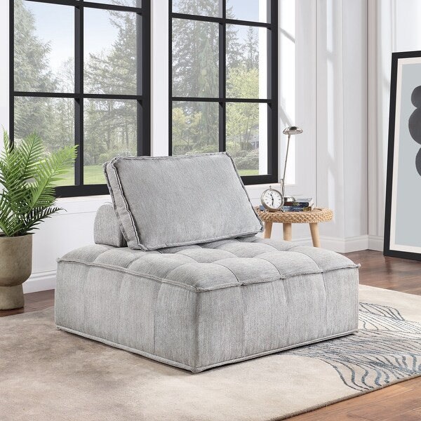 Armless lounge chair discount