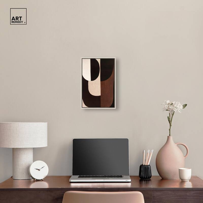 Quartet in Brown I Canvas by Art Remedy