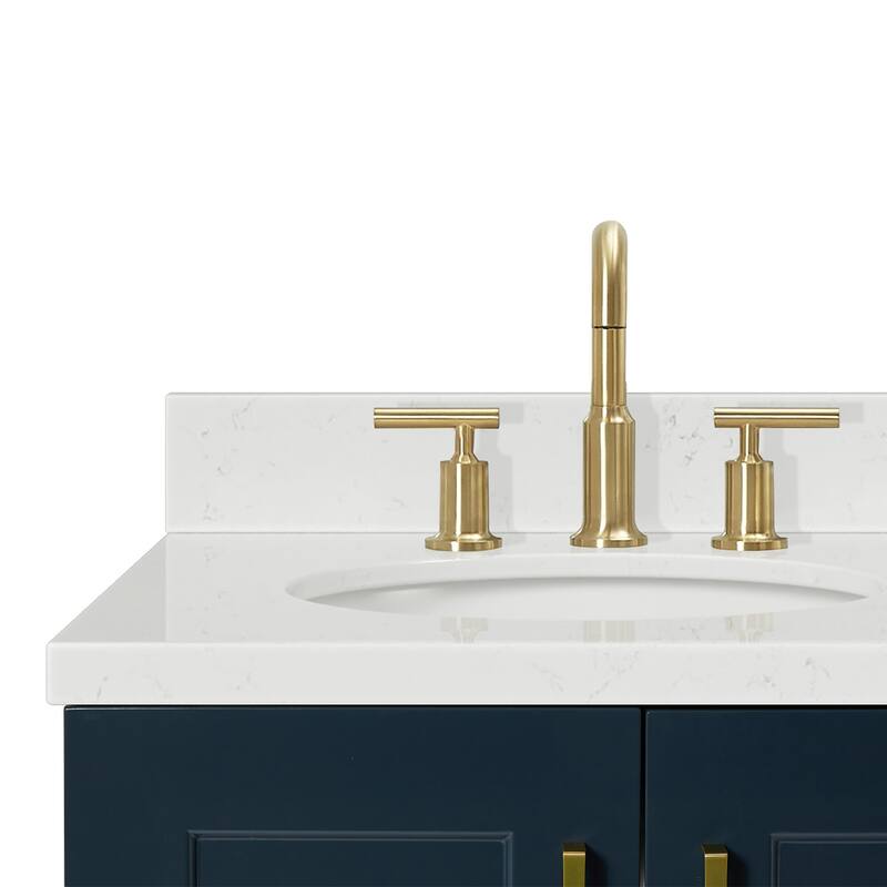 Ariel Q036SLCQOVO Taylor 36" Free Standing Single Basin Vanity Set