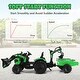 preview thumbnail 10 of 17, 12V 3 in 1 Kids Ride On Excavator with Shovel Bucket and Music - 96.5" x 25" x 33.5" (L x W x H)