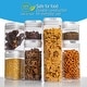 preview thumbnail 2 of 11, Cheer Collection 7-piece Stackable Airtight Food Storage Container Set