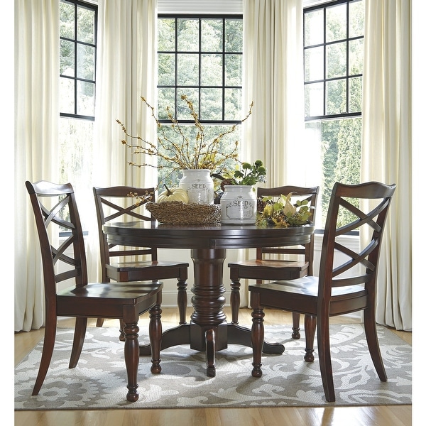Porter Casual Dining Room Side Chair Set of 2 Rustic Brown