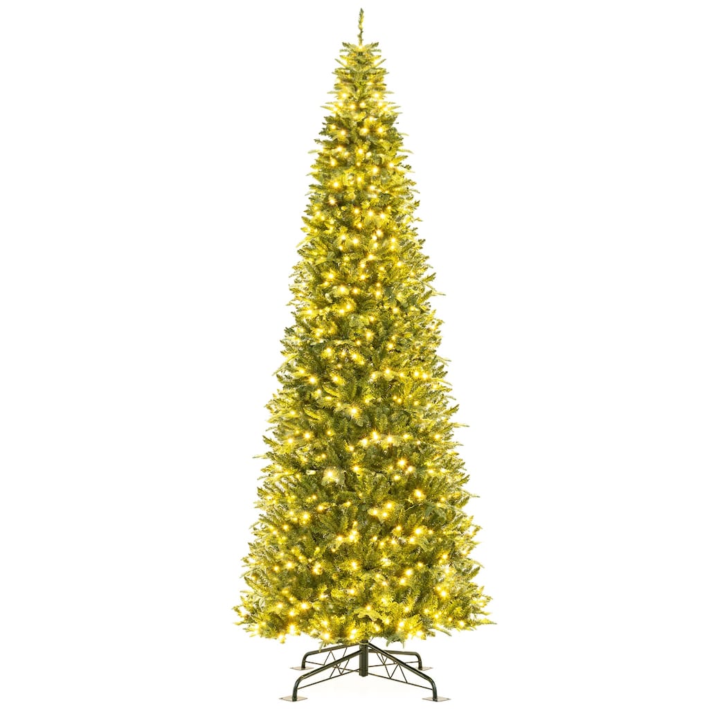 Costway 12 FT Artificial Christmas Tree with 2517 Branch Tips, 800 - Green - See Details