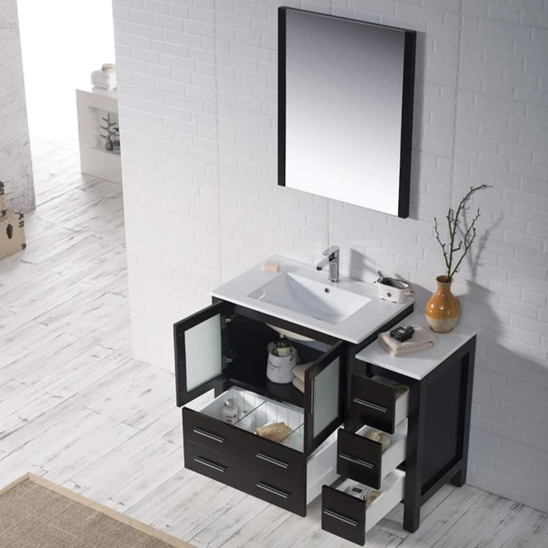 Blossom Sydney 42 Inch Solid Wood Bathroom Vanity with Sink & Cabinet