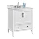 preview thumbnail 65 of 68, Avanity Everette Bath Vanity with Carrara White Natural Marble Top