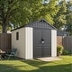 preview thumbnail 13 of 117, Patiowell 8' x 6' / 8' x 8' / 8' x 10 '/ 8' x 12' Plastic Outdoor Shed With Floor for Patio Furniture, Tools (Kick-It Shed)