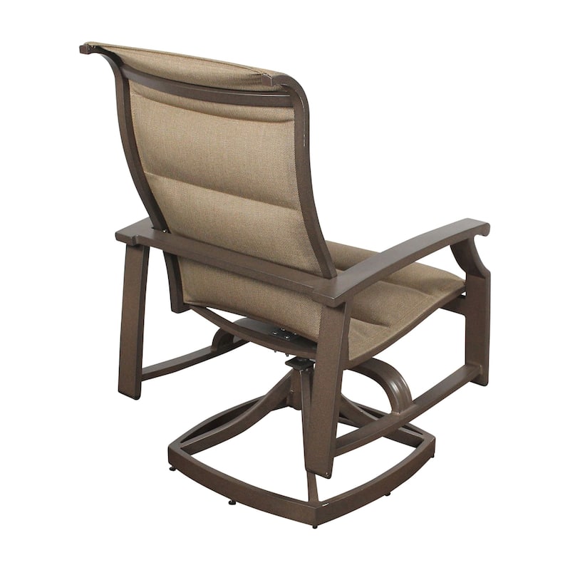 Courtyard Casual Madison 2 Padded-Sling Swivel Dining Chairs
