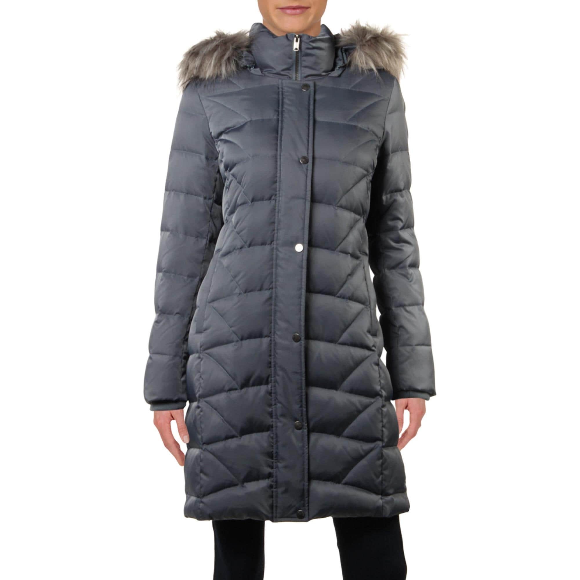 andrew marc women's long length down puffer jacket with hood, Off 66%,  www.scrimaglio.com