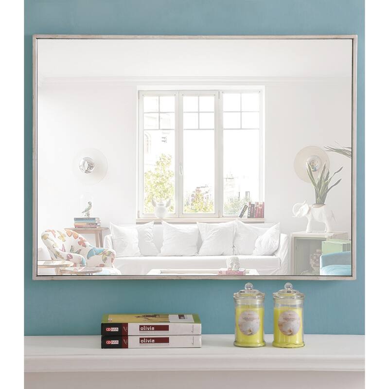 Strick & Bolton Posey Rectangular Metal Mirror