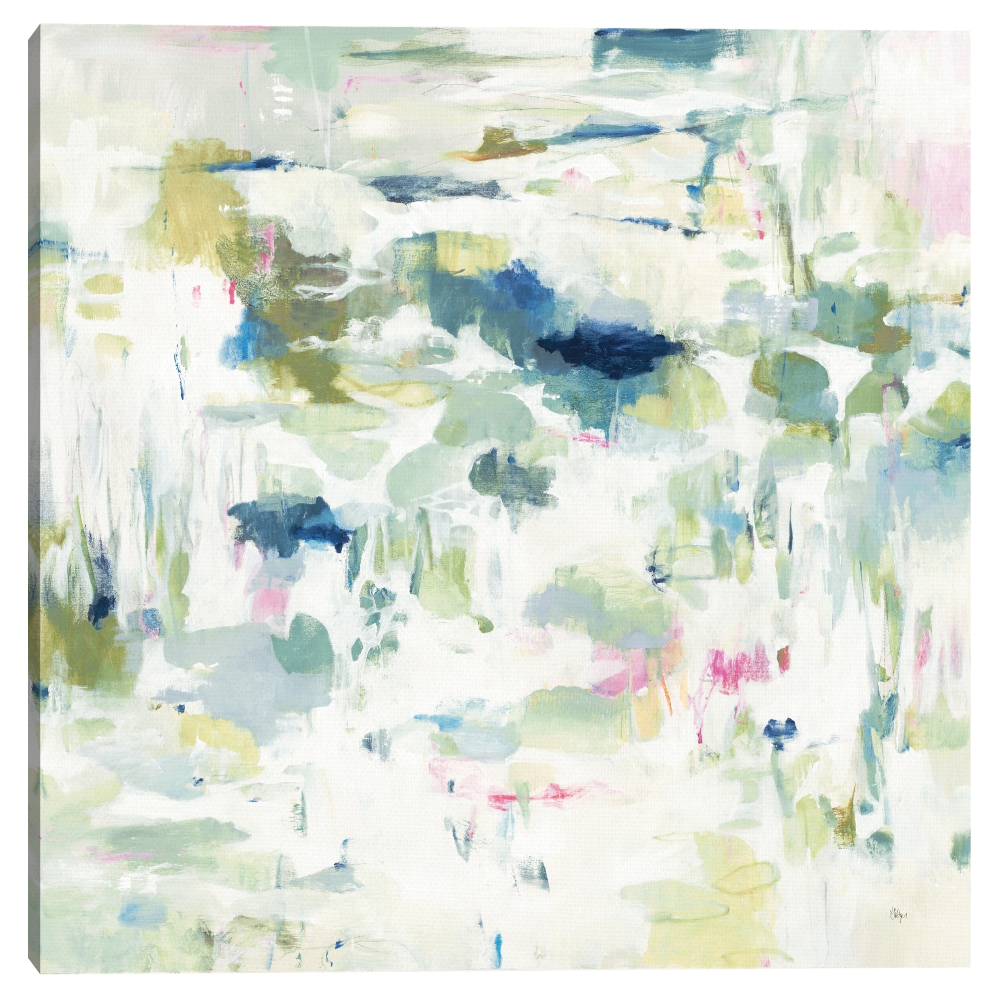 Abstract Reflections by Lisa Ridgers Canvas Art Print