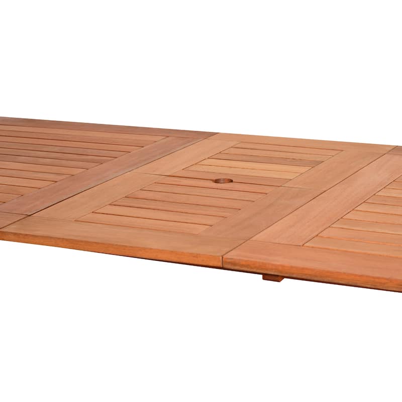 Amazonia Sant Louis Outdoor Patio Dining Wood Table