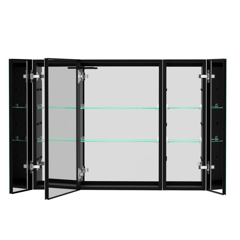 40" x 30" LED Modern Medicine Cabinet with Mirror and Defogger