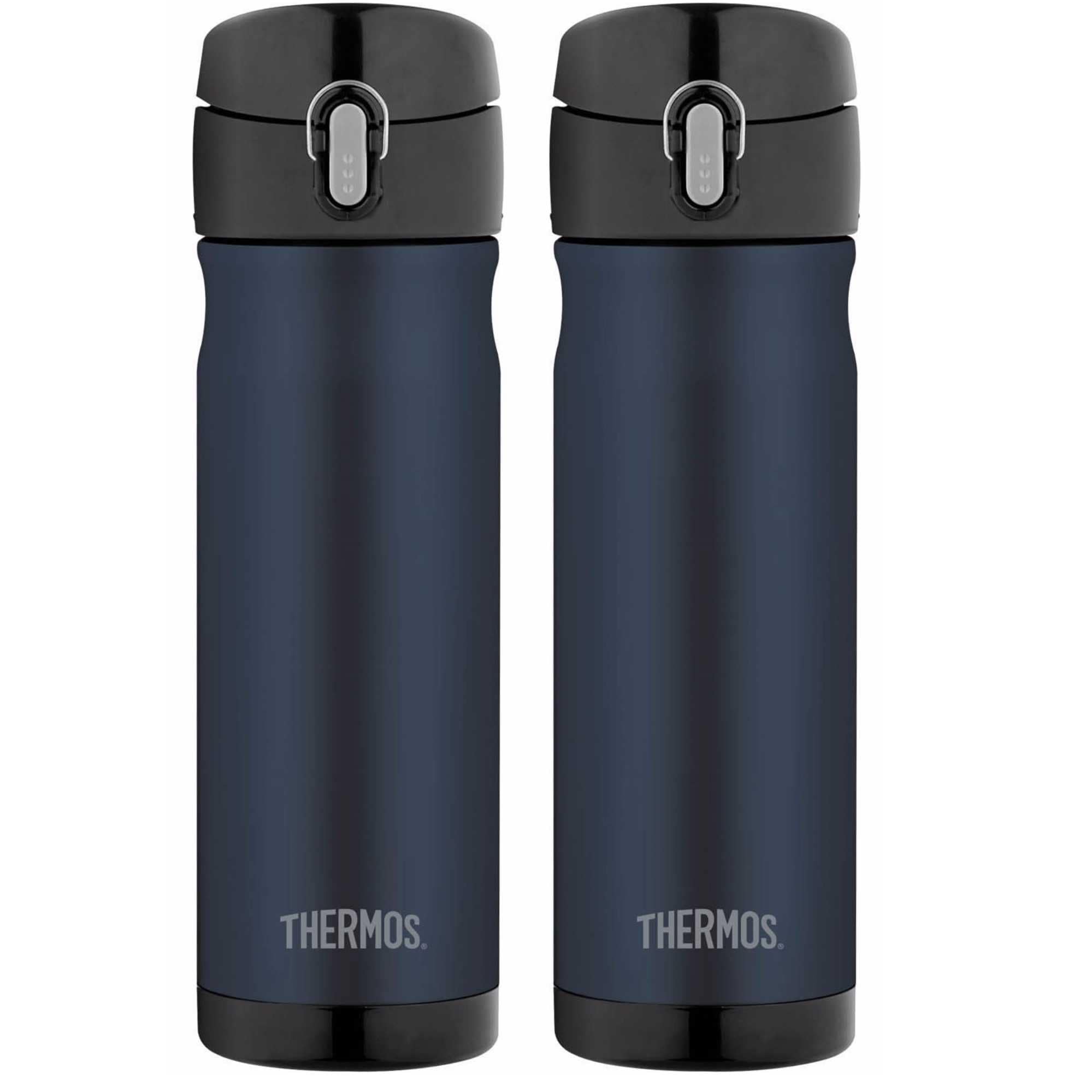 Thermoflask 16 oz Stainless Steel Insulated Water Bottles, 2 Pack