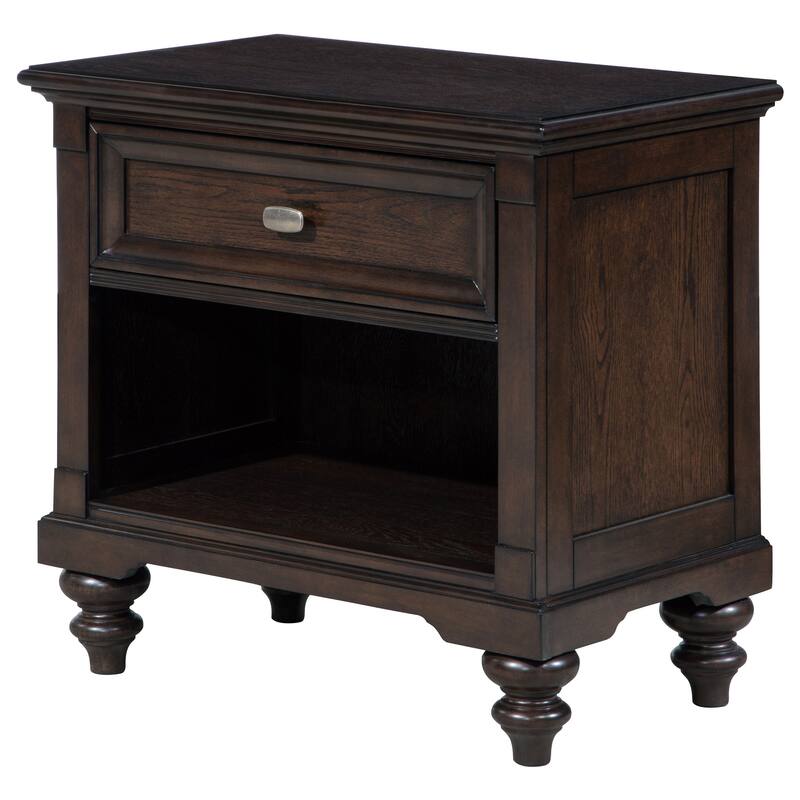 Berwick Dark Oak 1-drawer Nightstand