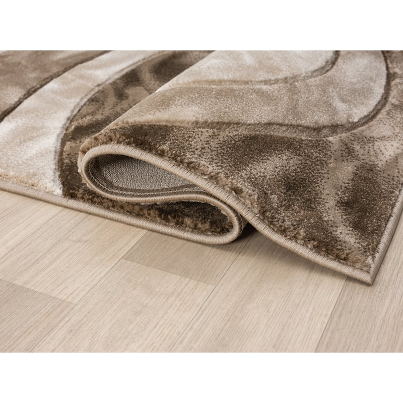 Orelsi Collection Abstract Area Rug