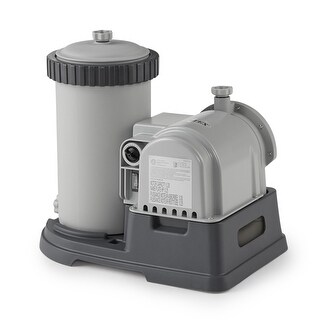 Intex 28633EG 2500 GPH Above Ground Swimming Pool Cartridge Filter Pump System - 24.2