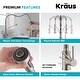 preview thumbnail 13 of 13, KRAUS Stark 33-inch Undermount Drop-in Kitchen Sink Pulldown Faucet Combo