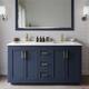 Option Dark Blue / Giotto Quartz Top / Brushed Gold