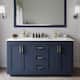 Option Dark Blue / Giotto Quartz Top / Brushed Gold