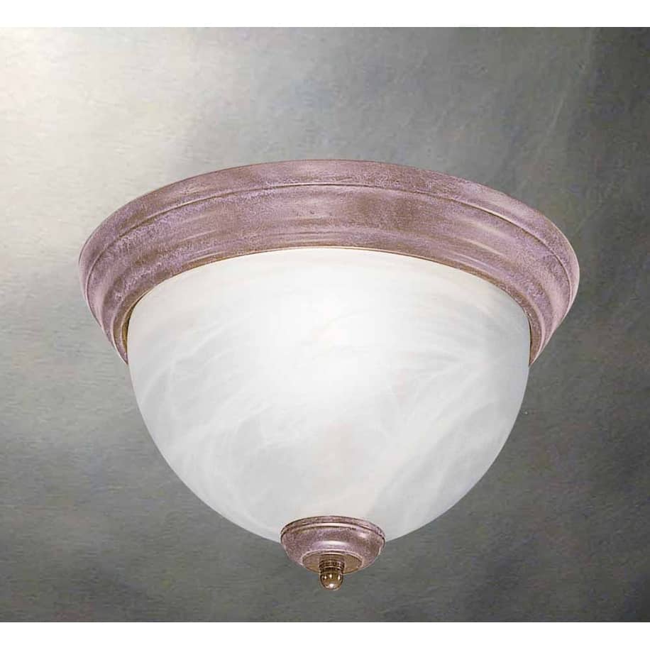Volume Lighting Troy 2 Light 13" Wide Flush Mount Bowl Ceiling Fixture