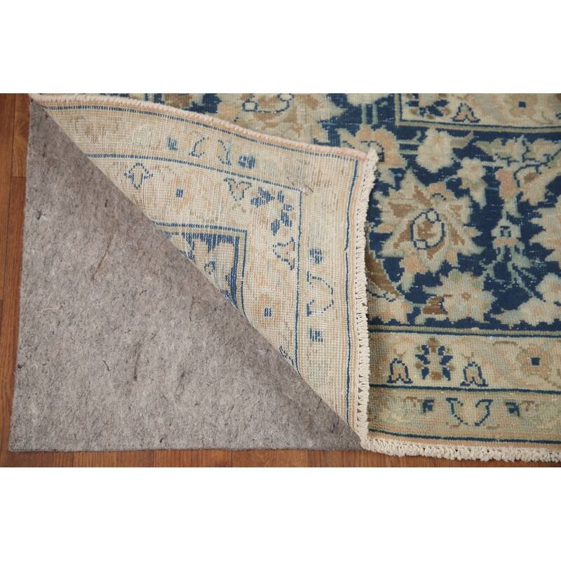 Hand Knotted Oriental 100% Wool Carpet Traditional Floral Oranges & Rust Kashan Area Rug - 13' 1'' X 9' 6''