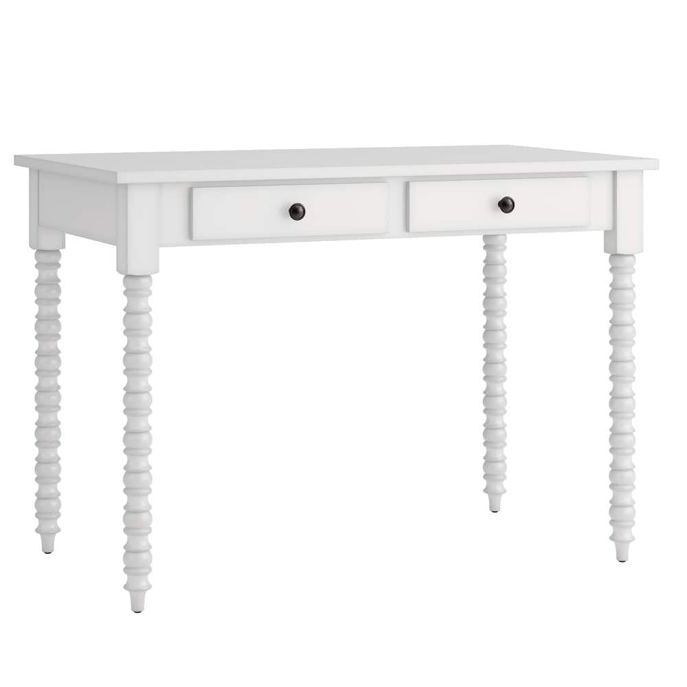 Lyndale 2-Drawer Helix Legs Office Desk by iNSPIRE Q Bold