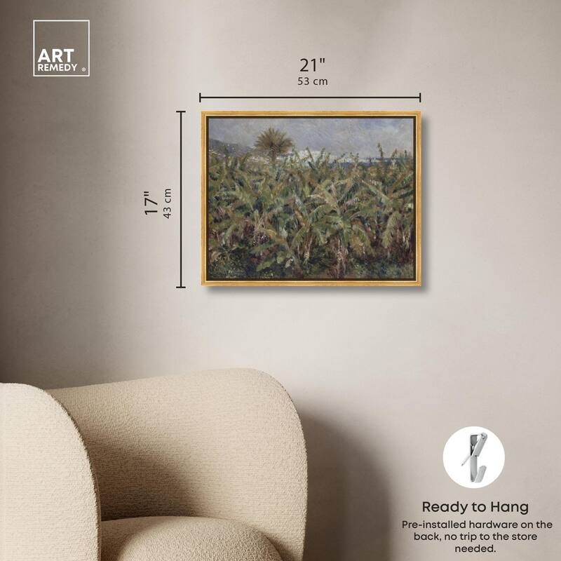 Field of Banana Trees Canvas by Art Remedy