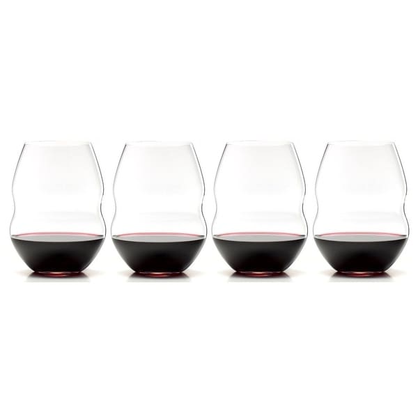 stemless crystal red wine glasses