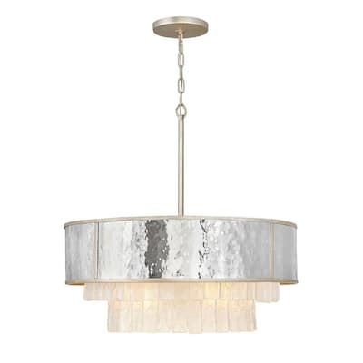 Fredrick Ramond Reverie 8 Light 26" Wide Crystal Drum Chandelier