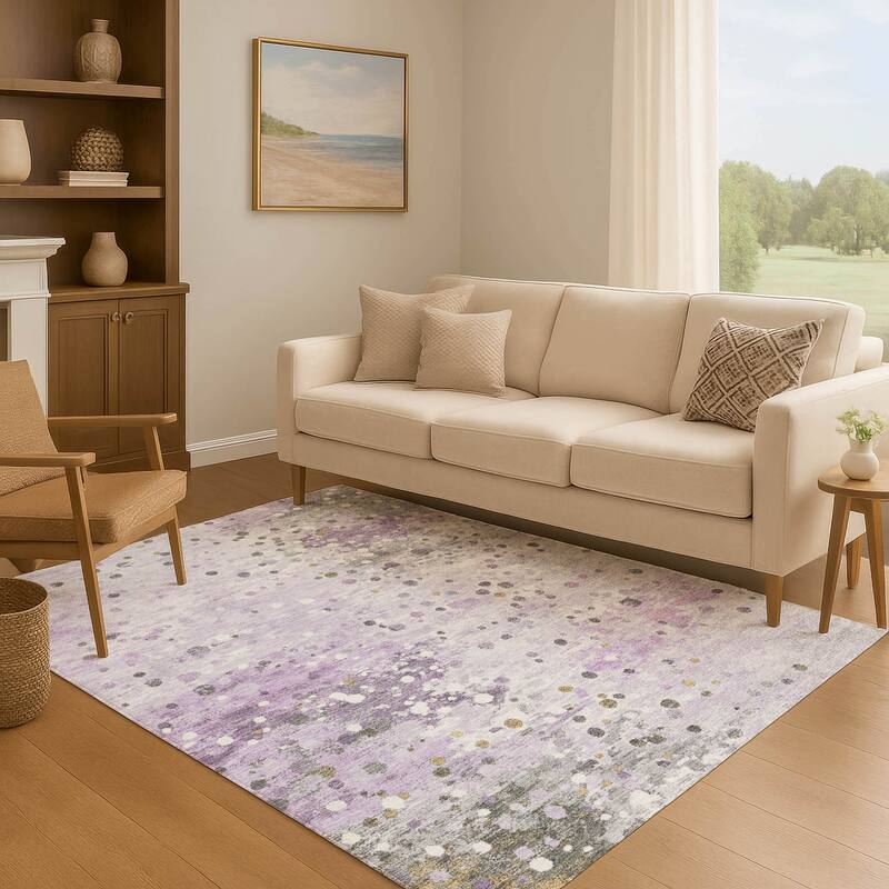 Premium Washable Super Soft Abstract Drip Mayfield Rug