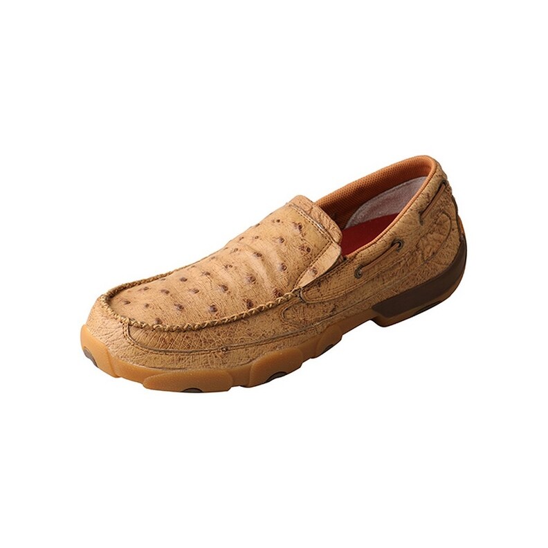 ostrich slip on shoes