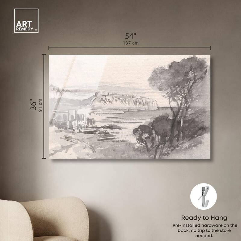 View across a Monaco Acrylic by Art Remedy, Ready to Hang