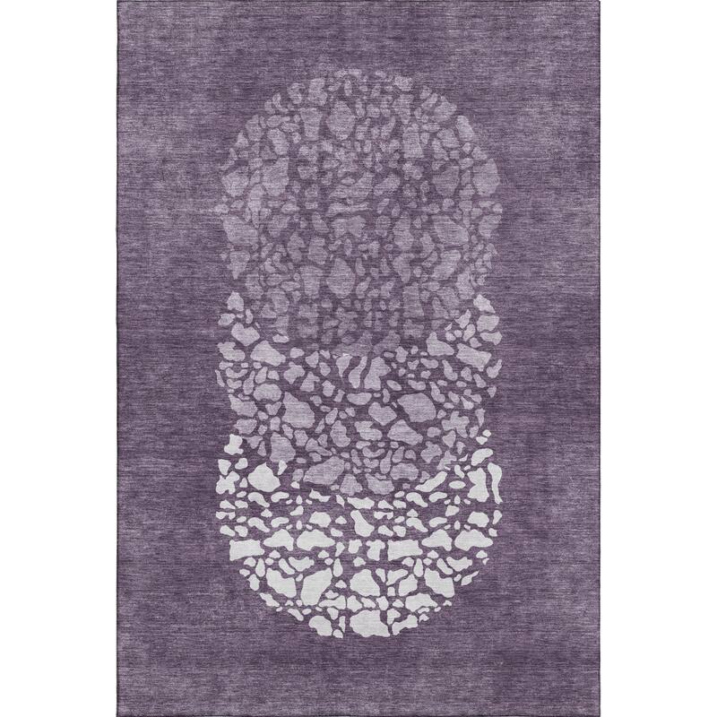 Premium Washable Super Soft Modern Fragments Mayfield Rug