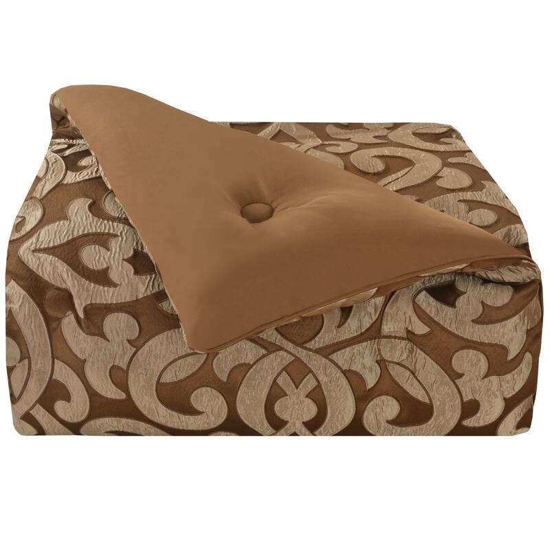 Five Queens Court La Boheme Copper Comforter Set
