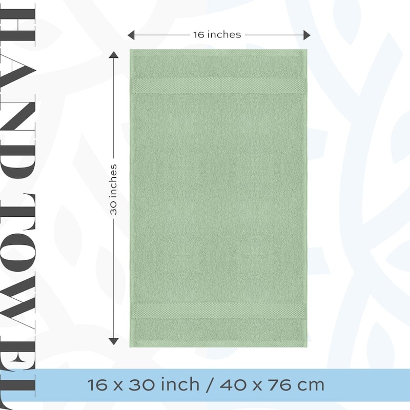 White Classic Luxury Cotton Bath Towel 27x54 - Set of 4