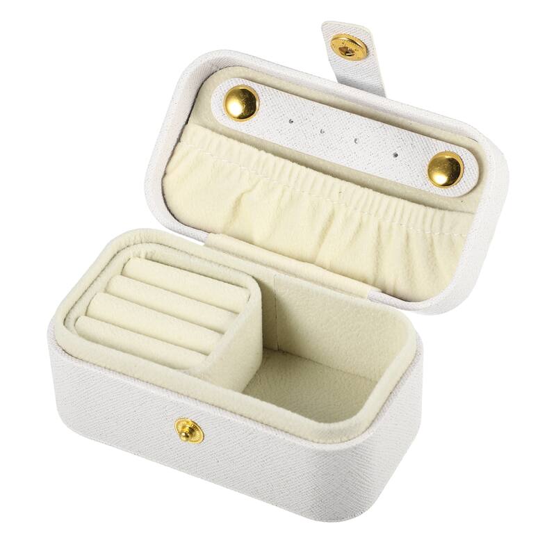 Mini Square Jewelry Box Jewelry Organizer Box for Travel for Trip 1 Pcs