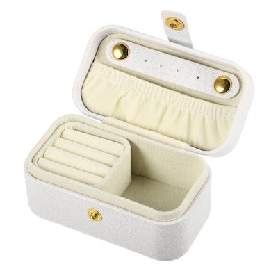 Mini Square Jewelry Box Jewelry Organizer Box for Travel for Trip 1 Pcs