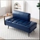 preview thumbnail 4 of 28, 55"W Faux Leather End of Bed Bench With side table