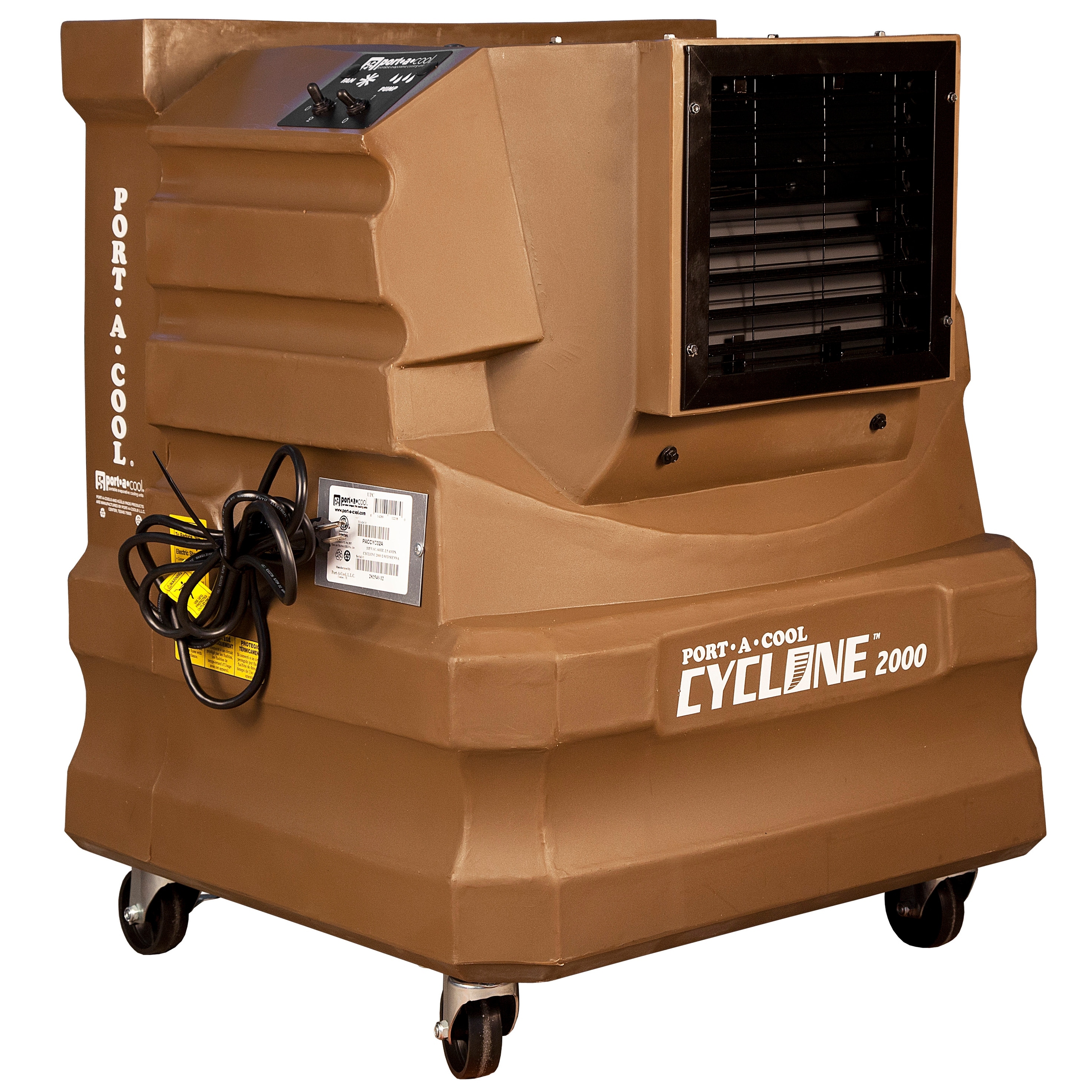 cyclone 2000 portable evaporative cooler