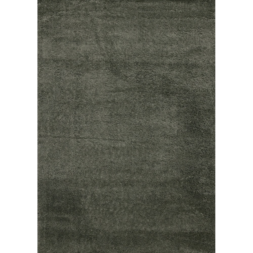 Taylor Collection - Plush Sage Green Shag Area Rug