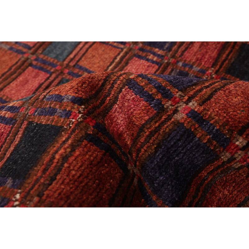 ECARPETGALLERY Hand-knotted Melis Vintage Red Wool Rug - 4'9 x 7'10